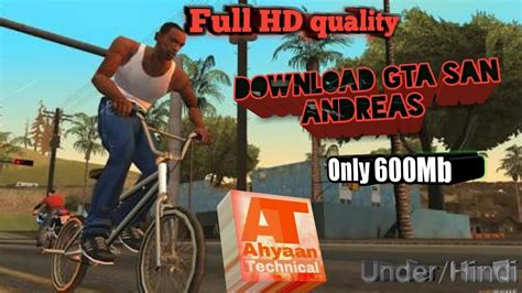 gta san andreas highly compressed 600mb pc